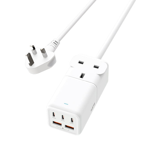 inno3C GaN 75W 5-Ports Fast Charge with UK Socket
