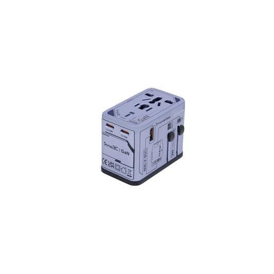 inno3C 45W GaN 4-Ports AC Socket Universal Travel Adaptor i-45WC