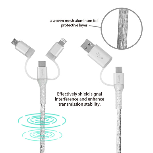 inno3C 5 in 1 Lightning/Type-C/Micro to USB/Type-C Cable i-5CS-12