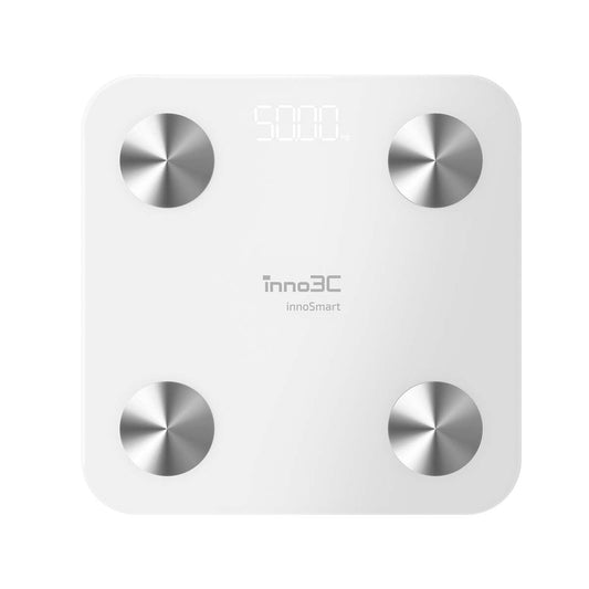 inno3C - IoT Smart Bluetooth Body Scale ｜smart APP intelligent body fat scale｜ Body Fat Scale (white) i-B8