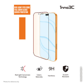 inno3C Red Light Eyes Care Full Cover Glass SP for iPhone 17 series